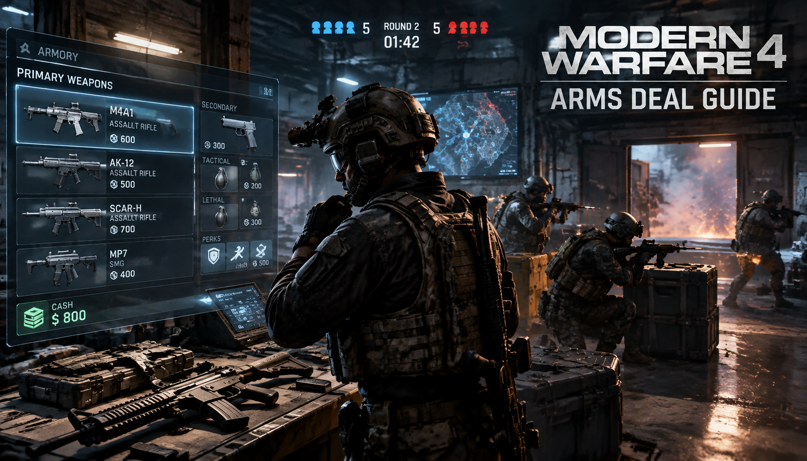 Modern Warfare 4 Arms Deal Guide: Weapon Purchases, Round Economy, and Team Trading